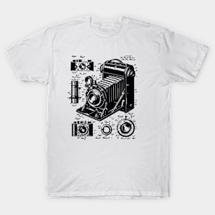 vintage camera blueprints T-Shirt